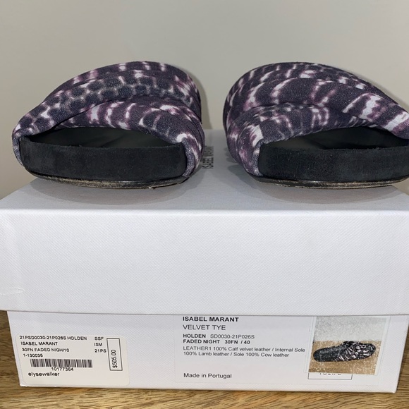Isabel Marant tie-dye print crossover slides EUR 40/US 10 - Picture 5 of 5